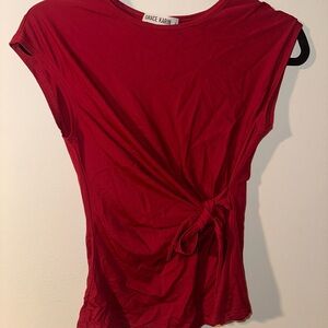 Grace Karin Women's Short Sleeve Red Tee